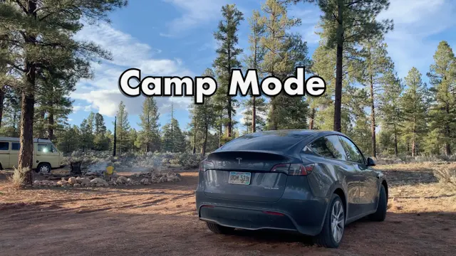 Tesla camp mode guide to sleeping in a Tesla