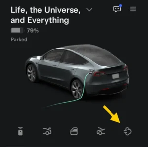 Tesla hidden feature in phone app to add fifth icon