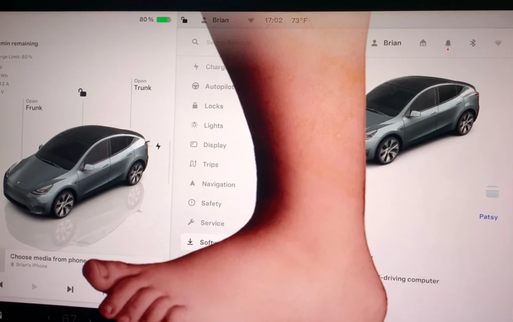 Tesla patsy Monty Python easter egg foot