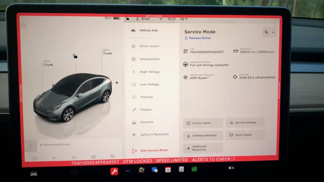 entering Tesla service mode for more hidden features